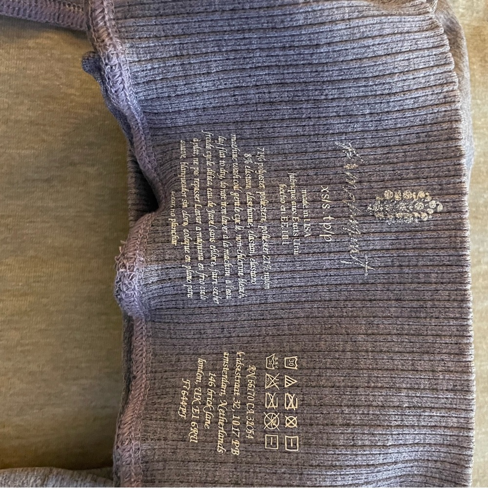 Free People Movement High Plank Heather Leggings xs/sm - Picture 10 of 12